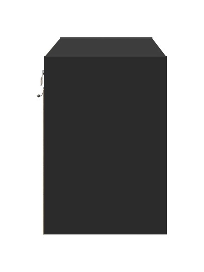 VidaXL TV Wand Unit LED Lighting 80x31x45 Cm Zwart view 7