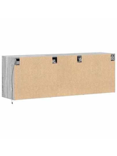 VidaXL TV Wand Unit LED Lighting 130x31x45 Cm Grijs Sonoma view 8