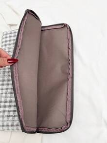 Solid Color Minimalist Luxury Star Pattern Laptop/Tablet Sleeve, Multi-Size - Grey - View 7