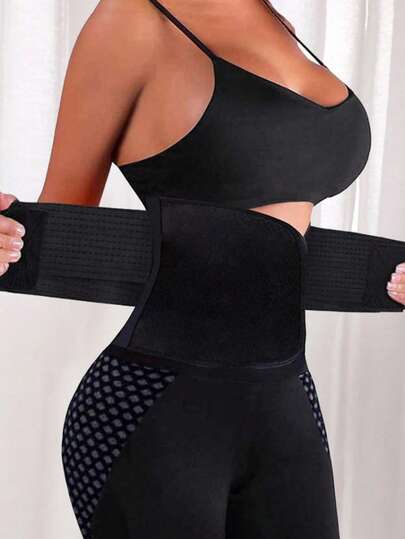 1 件女士运动腰部修身腰带，塑身腰部训练器，适用于瑜伽健身跑步锻炼腰带，适合锻炼、家庭运动和散步