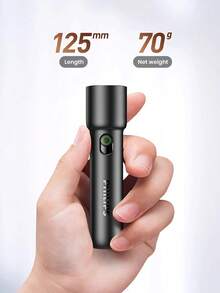 PHILIPS 飞利浦 1PC SFL1235 手电筒，超亮，超耐用，可充电，长寿命，家用，户外应急，多功能手持电筒