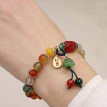 One Hypoallergenic Academic Ruyi Bracelet, Exam Confidence Booster For Sensitive Wrists, Adjustable Study Focus Beads
