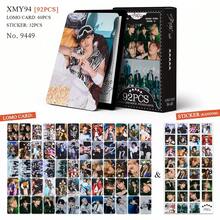 مجموعة ملصقات وبطاقات صور الطبعة الخاصة ل-S - بانغتشان، ليكونو، تشانغبين، آي.إن، بمناسبة عيد الميلاد ال- 5 والأعياد - بضاعة مشجعي ال- KPOP، مجموعة 92 قطعة (60 بطاقة LOMO + 32 ملصق)، 60 قطعة، 124 قطعة