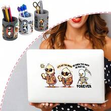 5 Sheets Duck Off UV DTF Stickers Suitable For 16 Oz Glass Cups Decoration Mug Decoration Gift Waterproof Rub On Transfers DIY Water Bottle Glass - 樣式1-5表 - 查看 4