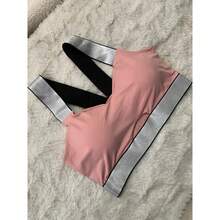 Kit Of 4 Women's Elastic Fitness Tops With Removable Padding, Reinforced Polyamide, Ideal For The Gym, Workouts, And Everyday Wear. - Multicolor - View 7