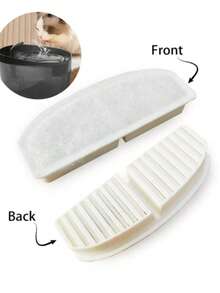 2,2 L/74 oz/0,58 Gallonen automatischer Katzenwasserbrunnen, USB-betrieben, mehrere Wasserzufuhrmodi, leise Anti-Trocken-Lauf-Wasserpumpe, bietet 7 Tage gesundes Trinkwasser und 1 Tag Notfall-Wasserspeicherung, Ersatzfilter erhältlich