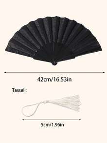 Glittering Hand Fans,Large Folding Flicker Light Hand Fan, Waterproof Material, Suitable For Tai Chi Martial Arts, Family Parties, Concerts, Graduation Season, Homecoming Season, Dance Performances, Decorations, Wedding Decor, Birthday Gifts,Valentine'S Day Gifts, Birthday Theme Performance & Festival Ball Gift,Group Lot,For Women,Holiday Essential