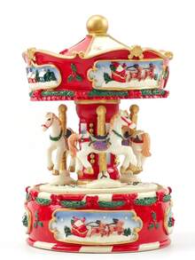 Weihnachtsfeier Geschenkkarussel Spieluhr Heimdekoration Geschenke für Freunde und Familie