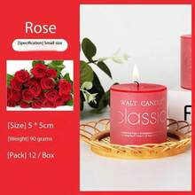 8 colores 5*5CM 5*7CM Velas perfumadas vibrantes | Fragancia premium de larga duración y sin humo | Perfectas para fiestas, eventos y decoración del hogar (cada tono = aroma único)