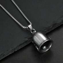 AD 1 Stück Motorrad Fahrrad Glöckchen Anhänger, Vintage Punk Titan Stahl Fahrradklingel, Anhänger Fahrradklingel, Guns N' Roses