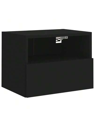 VidaXL TV Wand Units Pcs 40x30x30 Cm Processed Wood Zwart view 6