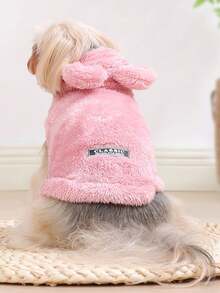 Soft Fleece Pet Sweater, Suitable As Hooded Jacket Or Coat For Small To Medium Dogs In Cold Weather, Autumn/Winter - Multicolor - View 4