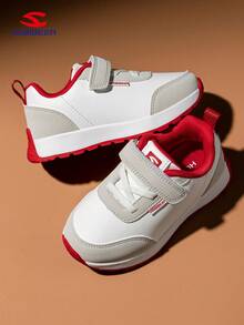 HOBIBEAR 1 Par de Sapatos Casuais Infantis, Cabedal de Couro Impermeável, Ajuste Folgado para Meninos e Meninas, Sapatos Confortáveis para Caminhada ao Ar Livre, Moda Minimalista, Adequado para Todas as Estações, Outono/Inverno, Sapatos para Bebês