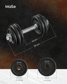 Dumbbell - Svart - Visa 11