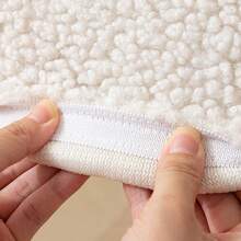 1pc Thickened Plush Elastic Chair Cover, All-In-One Dining Chair Slipcover, Autumn/Winter