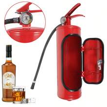 Mini Bar Wine Cabinet Fire Extinguisher Shape Wine Cabinet Storage Decoration - Red - View 1