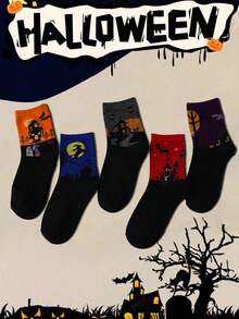 1/3/5/9 Đôi Tất Halloween Đầu Bí Ngô (Mũ Phù Thủy Kiểu Đèn Lồng Bí Ngô) Phong Cách Lễ Hội Ma Quái/Vui Nhộn - Bao gồm Tất Nữ, Tất Cho Nữ, Tất Trắng Tất Đen, Tất Cổ Cao, Tất Cổ Cao, Tất Dài, Tất Lượn, Tất Dễ Thương - Đặc Trưng Cho Halloween, Hoàn Hảo Cho Mùa Thu, Mùa Đông, Trở Lại Trường Học, Halloween, Giáng Sinh, Thích Hợp Cho Công Việc - Nhiều màu - Xem 19