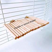 Landscaping Platform, Solid Wood Platform, Hamster Pet Chew Toy, Wooden Stepping Board, Jumping Platform, Jumping Board, Parrot Perch, Small Pet Supplies, Parrot Toys, Natural Wood Jumping Board, Perch Stand