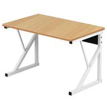 Rejilla para microondas, estructura de metal con estante de madera MDF, soporte para utensilios de cocina, diseño moderno, 54 x 35 x 34 cm (roble/blanco/negro) - Amarillo - Ver 6