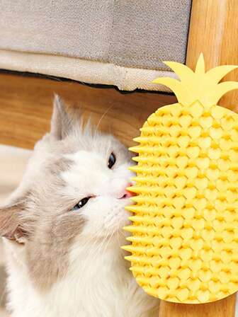Cat Scratcher Massager Pet Cats Scratching Rubbing Brush Kitten Grooming Self Cleaning Table Dogs Kitten Scratcher Combs