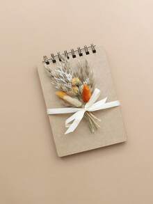 12 Pcs Boho Dried Flower Bouquet Mini Wedding Handmade Dry Flowers Decor For Vase Crafts DIY Photo Boutonniere For Men Floral Plant For Bridesmaid Gift Birthday Decor And Autumn Decor Items