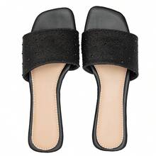 Sandalia Feminina Com Brilho Rasteira Rasteirinha Feminino Com Brilho