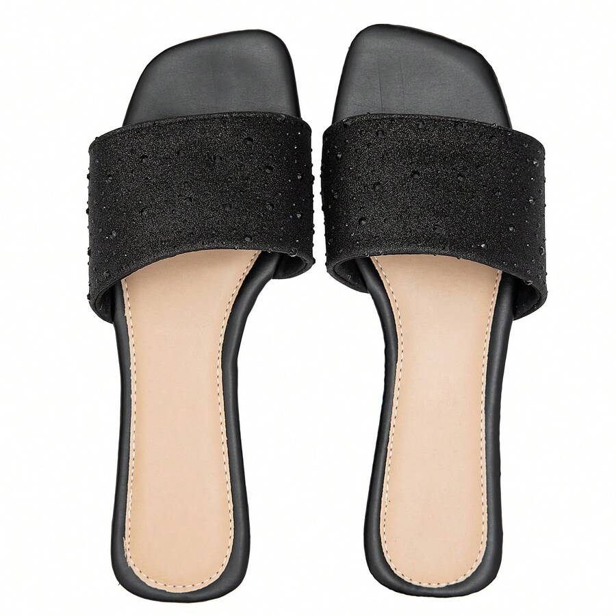 Sandalia Feminina Com Brilho Rasteira Rasteirinha Feminino Com Brilho