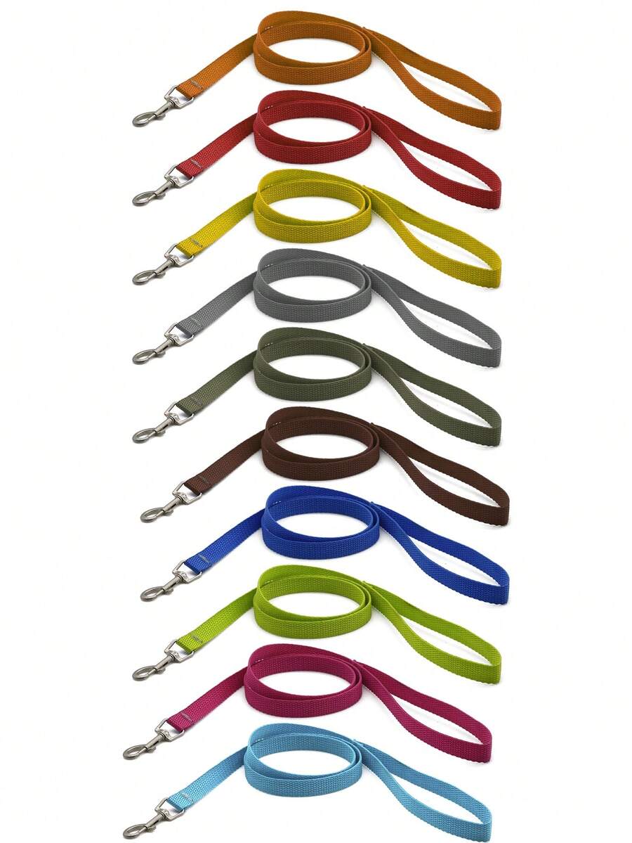 1pc Standard Pet Leash, Dog Walking Lead, Cat Leash For Free Movement, Traction Rope For Small/Medium Pets, Available In Multiple Colors - Multicolor - View 1