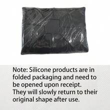 1/2个方形空气炸锅硅胶锅可重复使用空气炸锅内衬烤箱烘焙托盘家用厨房空气炸锅配件 7.67''x6.49''x1.96'' - 矽膠氣炸鍋內襯 - 查看 11