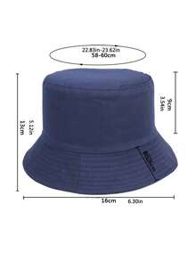 1pc Adjustable Outdoor Adult Bucket Hat, Sun Protection Casual Hat, Suitable For Spring/Autumn Travel, Beach Vacation, Men's Sun Hat, Stylish For Young Adults,Summer,Holiday - Bucket Hat - View 2