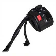 1Pair 7/8" (22mm) Motorcycle Handlebar Switch - Horn/Turn Signal/Fog Light/Start Controller, Left & Right For Riders