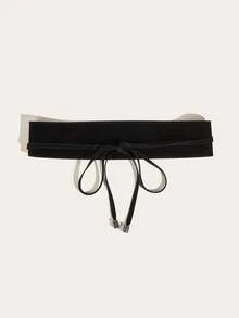 1 chiếc thắt lưng thời trang đa năng, thắt lưng corset cho nữ - màu đen - Xem 2