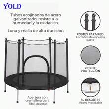 Trampoline Jumping Tumbling Children's Jumping Mat Color Black - Black - View 4