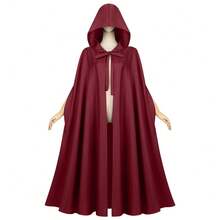 Cosplay Clothing - 25228 Medieval Cloak Dark Red - View 1