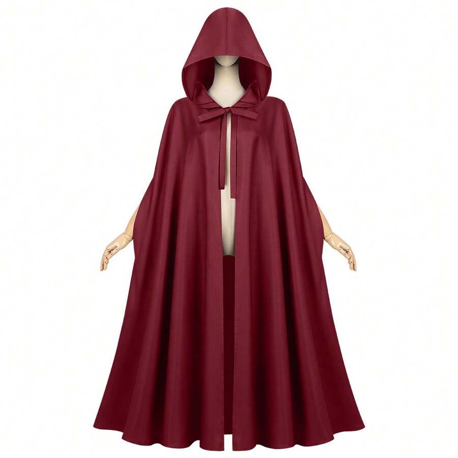 Cosplay Clothing - 25228 Medieval Cloak Dark Red - View 1