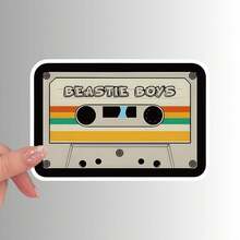 Cassette Tape Vinyl Sticker - Waterproof & Durable Decal For Cars, Laptops, Phones, Refrigerators, And More - Retro Music Design, Peel-And-Stick Application, Cool Stickers