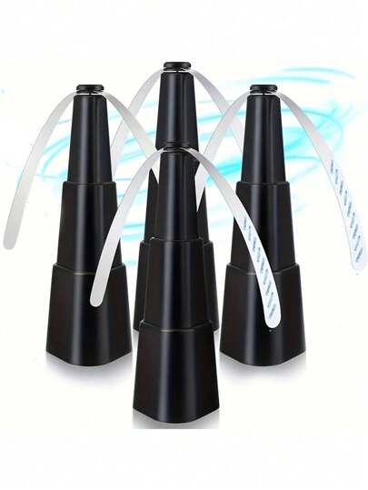 Repelente de moscas extensible, ventilador matamoscas giratorio para interior y exterior para verano, ideal para campamentos, espanta pájaros, espanta mosca, ventiladores de techo