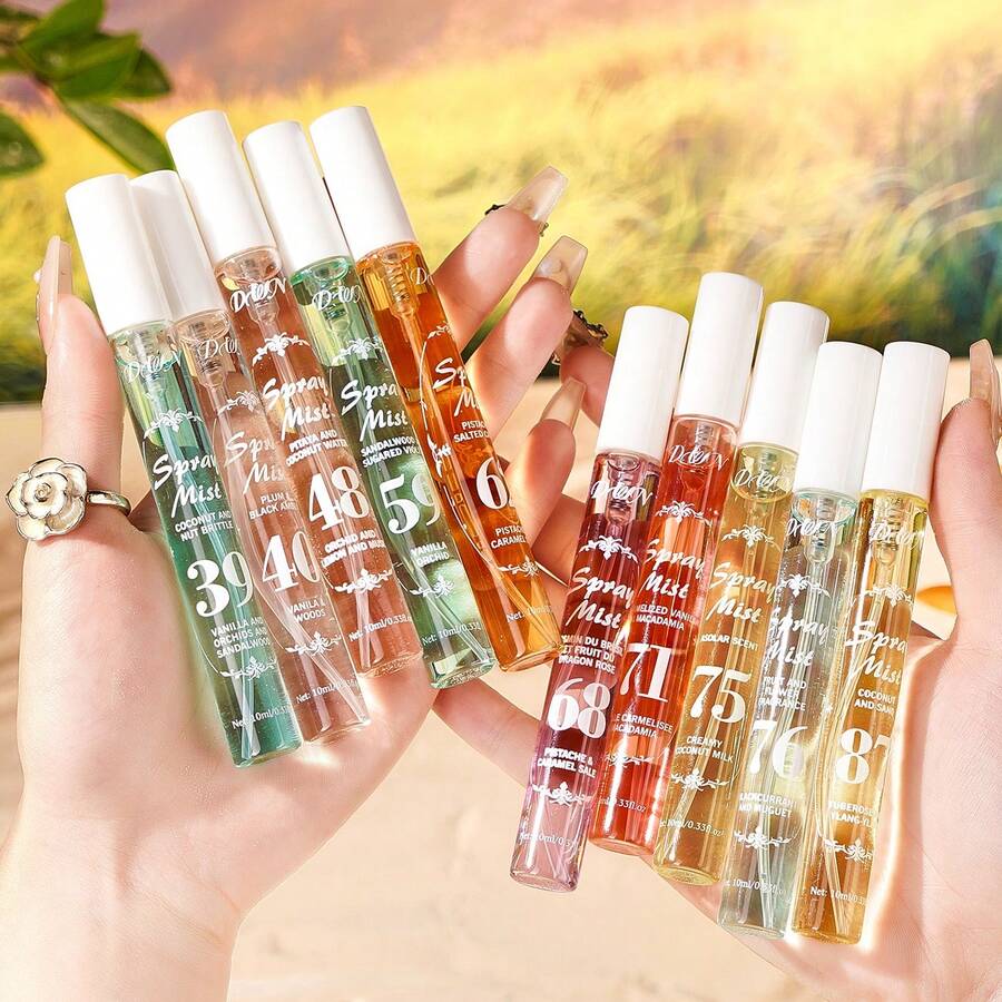 10/1 peça 10ml Nova Coleção de Outono Perfume Digital, Fragrância de Ar, Fragrância Feminina, Aromatizante Natural para Armário, Aromatizante Pendurado Fofo para Guarda-Roupa, Produtos de Qualidade, Adequado para Uso Interno e Externo, Encontros, Temporada de Formatura, Dia das Mães, Verão para Sentir o Cheiro, Presentes para Mulheres
