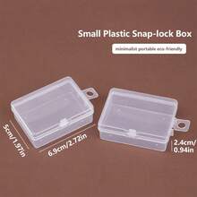 Clear Desktop Storage Box With Drawer & Small Plastic Snap-Lock Box Heightened Table Organizer Office Storage Plastic Storage Cabinet For Stationery Student Desk Accessories Cosmetics, Back To School - Multicolor - View 9