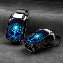 Car Glasses Holder Clip - Durable ABS Resin, Easy Installation For All Vehicle Models, Keeps Fashion Glasses Secure & Visible On Sun Visor, Fashion Glass Holder For Car