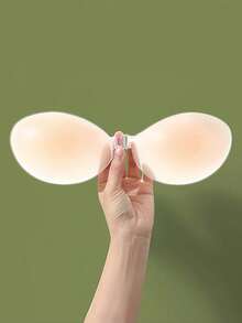 1 Pair Silicone Breast Petals, Thick Lift & Push-Up Invisible Bra Nipple Covers - Multicolor - View 13