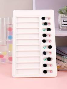 1 Set Planificador Diario Familiar, Que Incluye Planificador en Blanco Extraíble, Papel Blanco, Lista de Tareas Semanales, Seguimiento de Hábitos de Autodisciplina - Multicolor - Ver 5