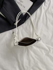 Mini Lychee Texture Crossbody Bag For Women, New Stylish Compact Versatile Daily Bag - White - View 11
