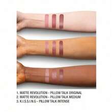 Mini Size  Mini Pillow Talk Lipstick & Liner Set Color: Pillow Talk   - 0.02 Oz/ 0.8 G Lip Cheat Lip Liner In Pillow Talk (Nude Pink)  - 0.05 Oz/ 1.5 G Matte Revolution Lipstick In Pillow Talk (Nude Pink)