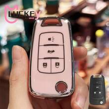 Ốp móc chìa khóa TPU cho xe Chevy Chevrolet 2010-2019 Impala Camaro Cruze Equinox Malibu 4 nút, phụ kiện Halloween, quà tặng Ngày Nhà giáo, Giáng sinh, phụ kiện túi xách, dây đeo có ngăn đựng thẻ ID, phụ kiện xe hơi, phụ kiện trang trí túi xách, quà tặng cho mẹ, cha, tốt nghiệp và giáo viên. - Nhiều màu - Xem 13