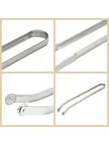 2 szt. szczypiec ze stali nierdzewnej, grube i odporne na ciepło do kiełbas, parówek i narzędzi do grillowania na świeżym powietrzu