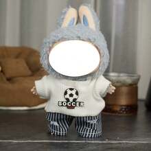 FOR LABUBU Casual Spring Friend Outfit Set 1/2/3, 17CM Fashionable Football Sports Outfit (Doll Not Included) - Multicolor - View 15