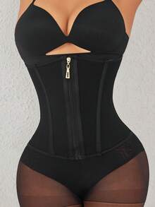 1pc Women's Latex Waist Trainer Tight Compression Belt For Daily Wear/Postpartum Body Shaping Corset Exercise Waist Belt Suitable For Workout Home Sports And Walk