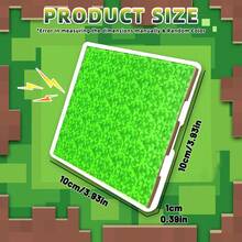 3.93英寸方形磁性底板，多功能磁性积木玩具，适用于户外学习、创意游戏和运动技能发展，DIY磁性积木，适合男孩女孩的礼物 - 彩色 - 查看 11