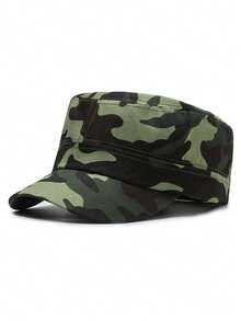 Unisex Camouflage Newsboy Cap, Adjustable Head Circumference Baseball Cap, Outdoor Baseball Cap, Suitable For Daily Use